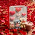 thumbnail image 1 of Uxgjfwu Valentine's Day Gift Packaging Paper Bag, Romantic Heart Design Souvenir Bag for Present, Decorative Bag for Boyfriend Girlfriend Gift, Party Favor, 1 of 6