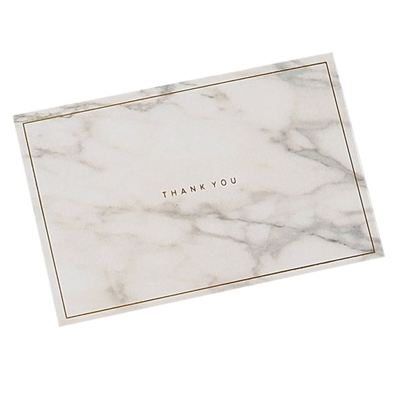 Uxgjfwu Valentine's Day Greeting Card, Marble Pattern Design with Kraft Paper Envelope, Romantic Holiday Card for Couples, Blank Inside for Personal Message