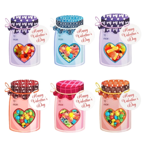 Uxgjfwu Valentine's Day Greeting Card, Valentines Gift Card Pack for Parties and Events, Assorted Designs for Sharing and Social Activities