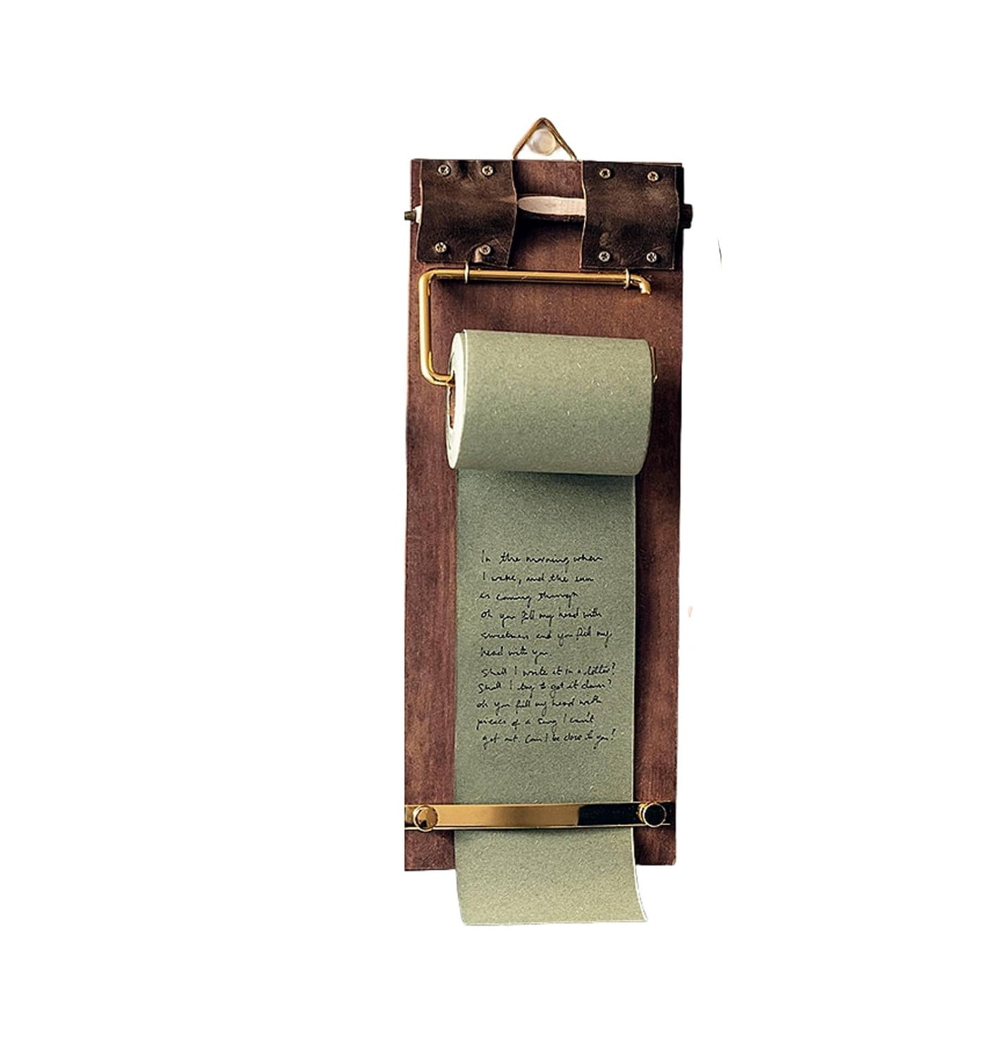 Paper Click Board Uxgjfwu Vintage Clipboard with Kraft Paper Roll, Refillable Note Board ...
