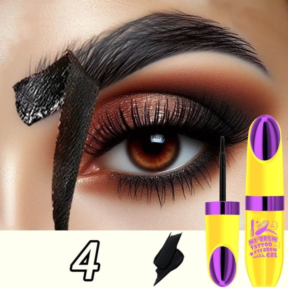 Uxgjfwu Waterproof Eyebrow Gel, Fixed Makeup with Smudge Proof and Sweat Resistant Formula, Natural Long Lasting Peel Off Resistance, 0.35 oz