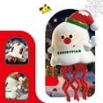 thumbnail image 1 of Uxgjfwu Wind Up Dancing Octopus Toy Christmas Themed with Santa Reindeer Crawling Moving Fun for Kids Stress Relief Holiday Party, 1 of 6