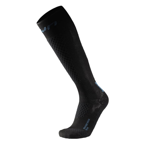 Uyn Men Ski Socks - Ski One Pure Snow Socks, Sports Socks, Logo, Breathable Black 45-47