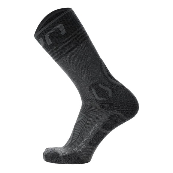 Uyn Men Trekking Socks - Trekking One All Season Mid Socks, Hiking Socks, Logo Grey 39-41