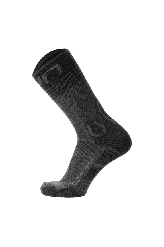 Men Trekking Socks - Trekking One All Season Mid Socks, Hiking Socks, Logo Grey 45-47