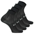 thumbnail image 1 of Uyn Unisex Quarter Socks, 4-Pack - Essential Low Cut Socks, Logo, Solid Color. Black 39-41, 1 of 5