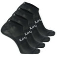 thumbnail image 1 of Uyn Unisex Sneaker Socks, 4-Pack - Essentials Sneaker Socks, Logo, Solid Color Black 39-41, 1 of 5