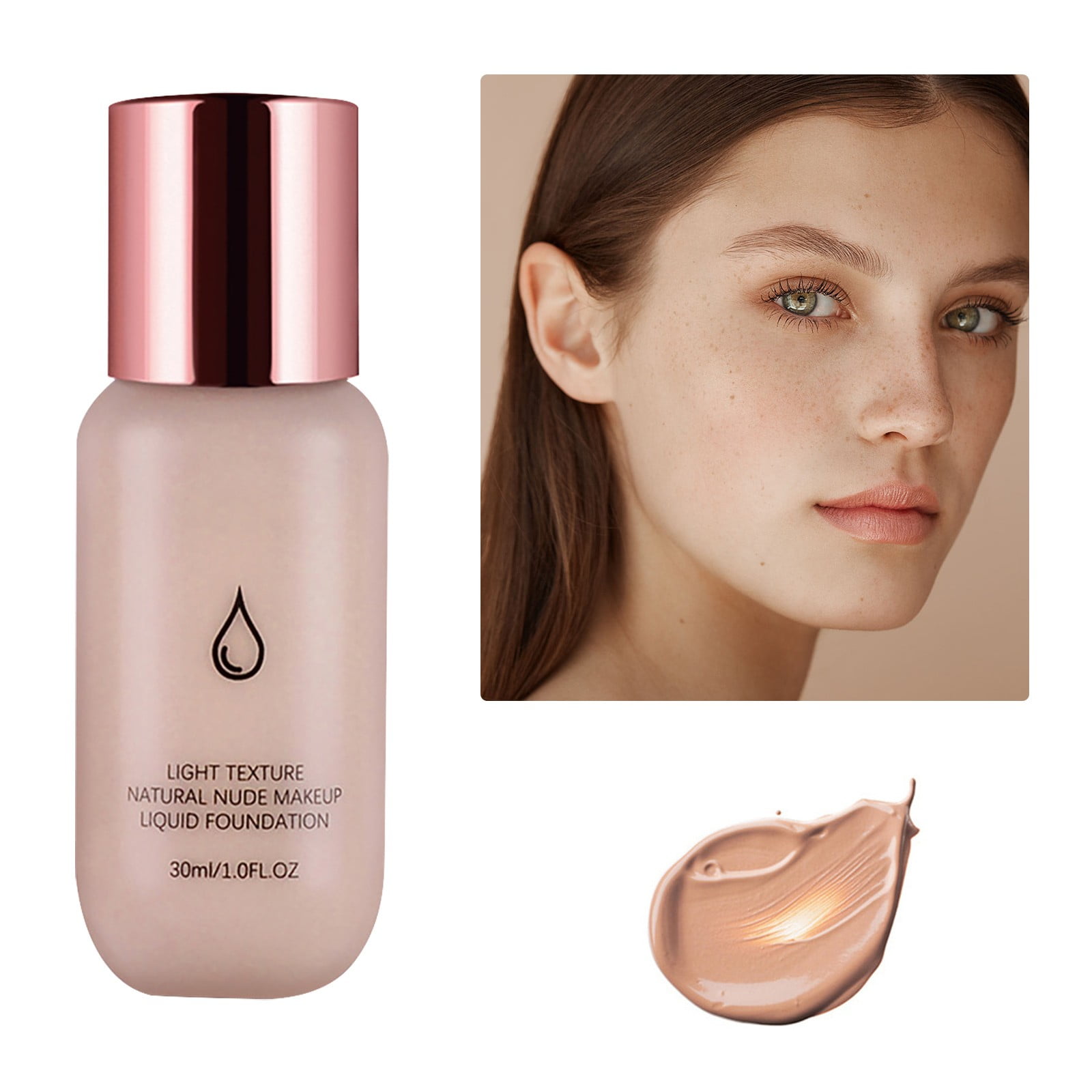 Uytogofe Concealer Perfect Liquid Foundation Concealer Non Irritating