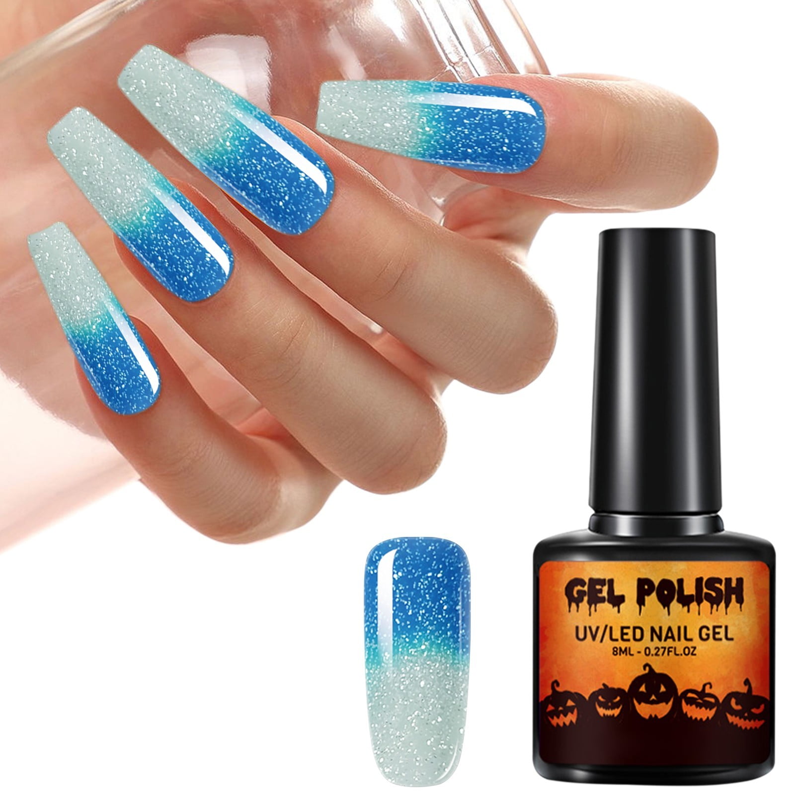 Uytogofe Halloween Color Changing Gel Nail Polish 30 Colors Temperature