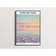 Uyuni Salt Flats Bolivia Landscape Pastel Sunset Reflection Decorative ...