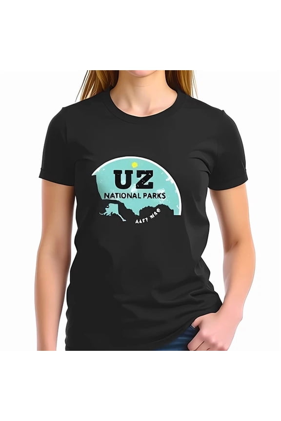 Uz National Parks - Cotton Short Sleeve T-Shirt For Women - Stylish