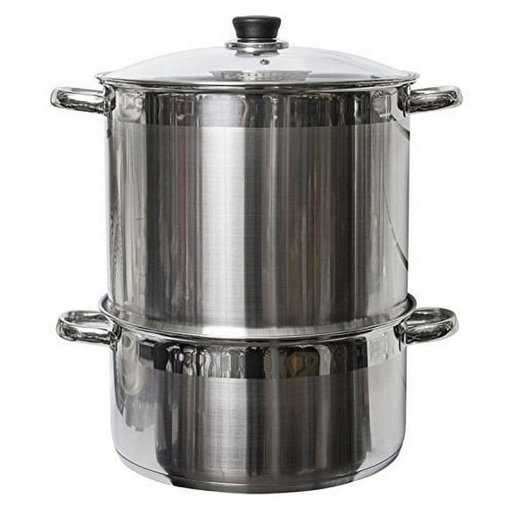Uzbek 5 Tier / Level 20 qt. 18/10 Stainless Steel Steamer, Cooker, Warmer for Dumplings, Mantovarka, Manti