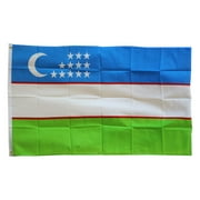 Uzbekistan - 3X5 Polyester Flag
