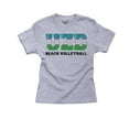 thumbnail image 1 of Uzbekistan Beach Volleyball - Olympic Games - Rio - Flag Boy's Cotton Youth Grey T-Shirt, 1 of 2