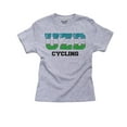 thumbnail image 1 of Uzbekistan Cycling - Olympic Games - Rio - Flag Girl's Cotton Youth Grey T-Shirt, 1 of 2
