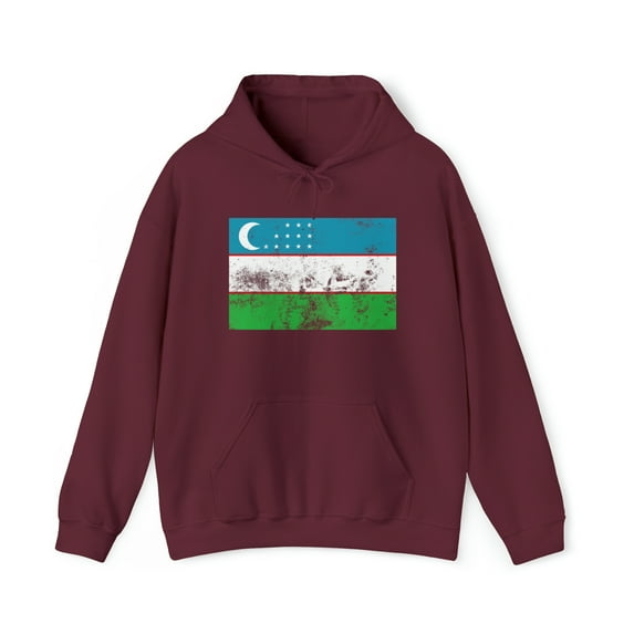 Uzbekistan Uzbeks Pride Flag Hoodie, Gifts, Hooded Sweatshirt