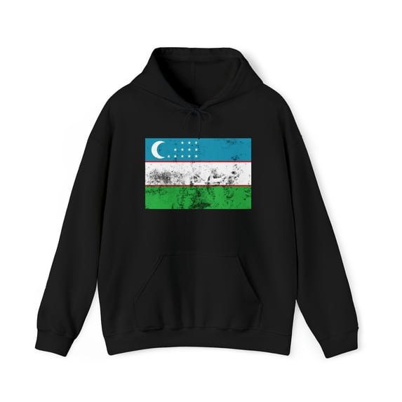 Uzbekistan Uzbeks Pride Flag Hoodie, Gifts, Hooded Sweatshirt