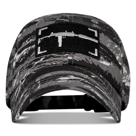 Uzi Patch Ripstop Low Pro Operator Hat Midnight Tiger Stripe Camo