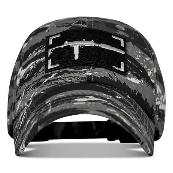 Uzi Patch Ripstop Low Pro Operator Hat Midnight Tiger Stripe Camo