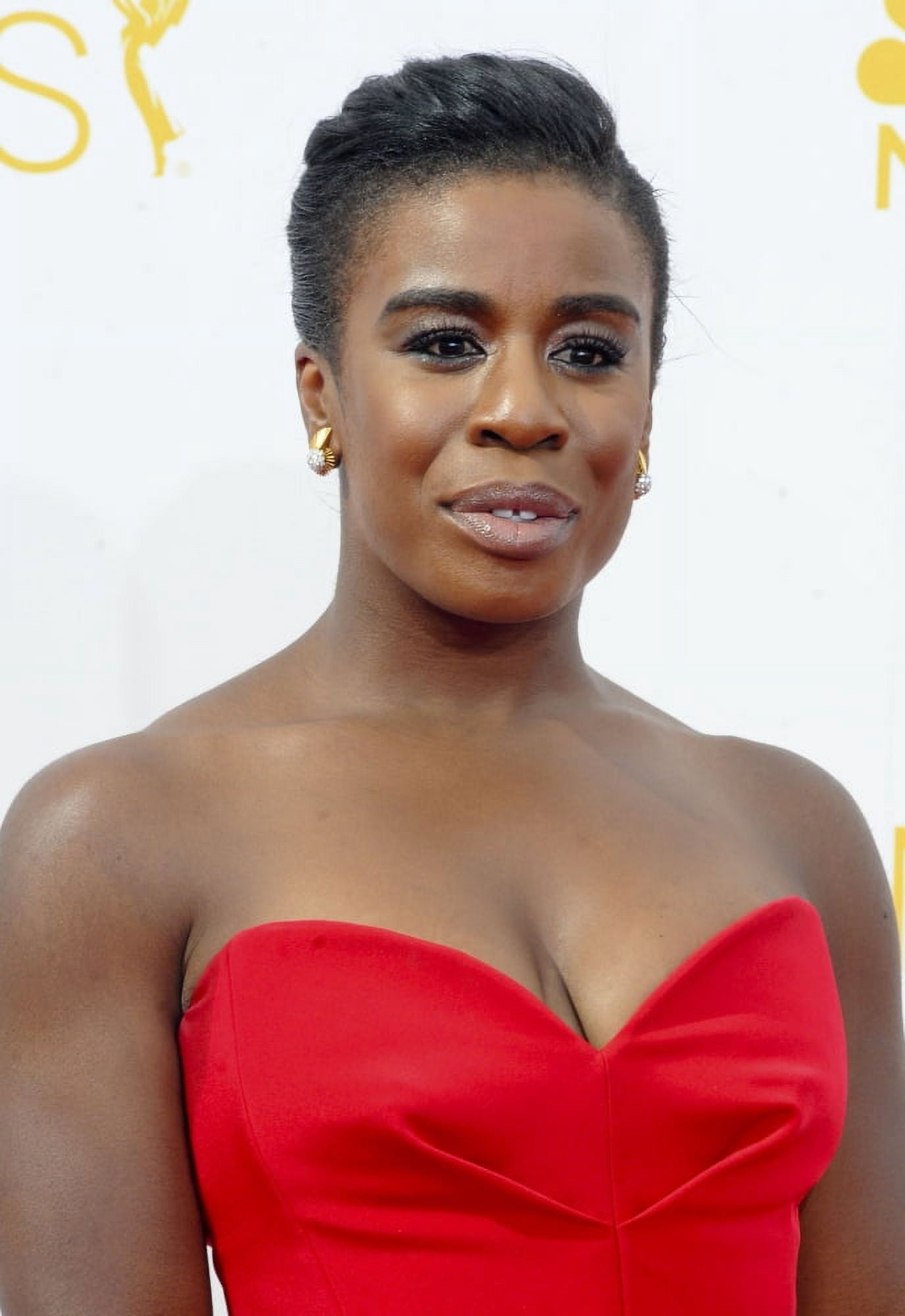 Uzo Aduba At Arrivals For The 66Th Primetime Emmy Awards 2014 Emmys - Part 3 Canvas Art - (16 x 20)