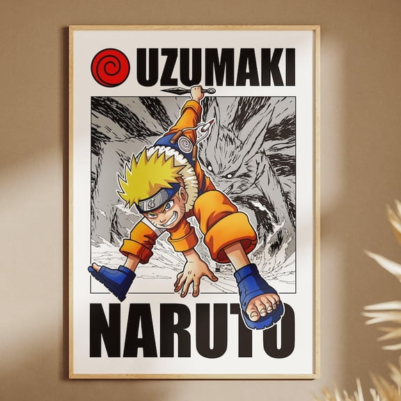 Uzumaki Naruto Poster | Rolled Poster 8x12 UNFRAMED
