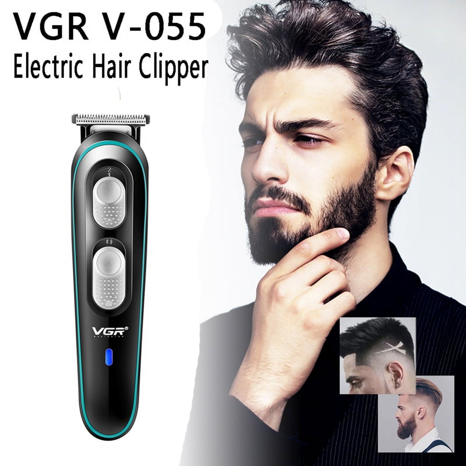V055 Electric Hair Clipper Rechargeable Machine Shaver Men Kid Hair