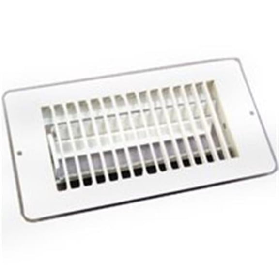 V-102WB 4 x 8 in. White Metal Register