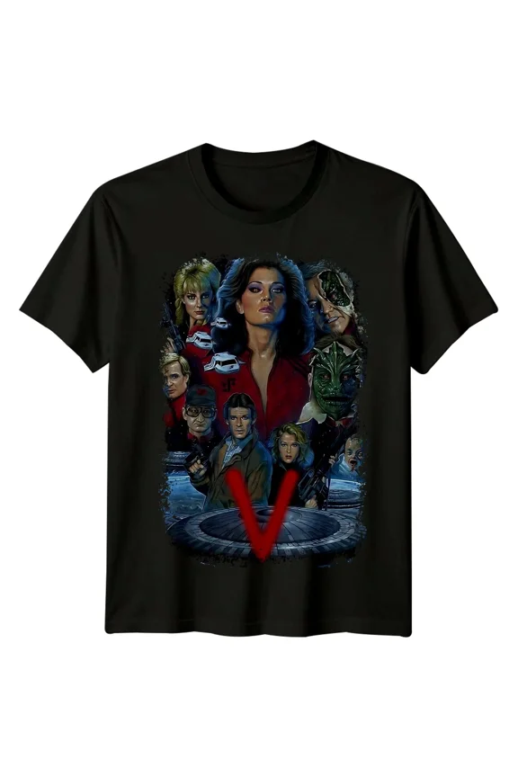 V (1984) Movie Poster Inspired T-Shirt Retro 80s Tee
