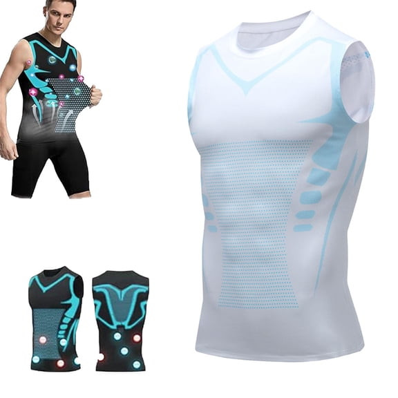 V 2.0 Boost V2 Compression Shirt Men, Slimming Sleeveless Tank, Breathable Slim Fit Tank Top with Core Support