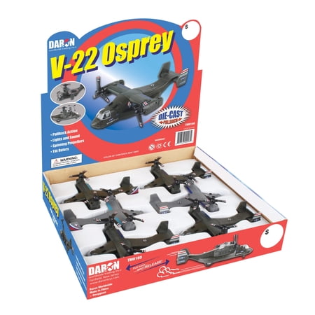 V-22 Osprey Pullback Toy w/Light & Sound (1 Piece / Assorted Styles)