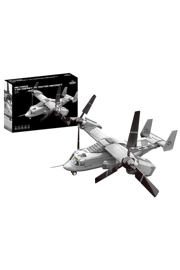 V-22 Osprey Tiltrotor Aircraft Building Block Set - 460 Pieces