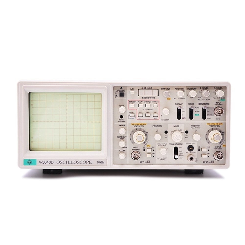 V-5040D Three-way Six-track Analog Oscilloscope Delay Scan Digital Readout Oscilloscope 40MHz