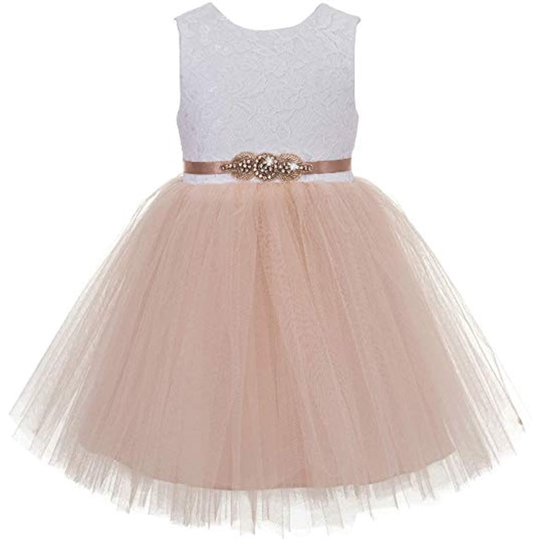 V-Back Backless Lace Flower Girl Dress Junior Bridesmaid Pageant 206R1 - Walmart.com V-Back Backless Lace Flower Girl Dress Junior Bridesmaid Pageant 206R1 - Walmart.com