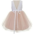 thumbnail image 1 of V-Back Backless Lace Formal Flower Girl Dress Special Occasions 206R1, 1 of 2