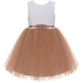 thumbnail image 1 of V-Back Backless Lace Junior Flower Girl Dress Birthday Party 206R1, 1 of 3
