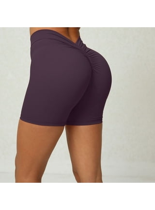 V Back Scrunch Butt Shorts Workout Gym Leggings for Women Comfy