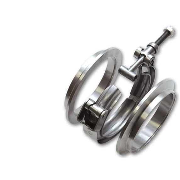 V Band Aluminum Flange Assembly for 3 in. OD Tubing