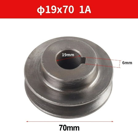V-Belt pulley A Type Sinlge Slot Pulley Motor Cast Iron Dia Power Tool Accessory