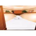 thumbnail image 1 of V Berth Boating Sheet Set - Universal V Berth 600 TC Sheet Set - Egyptian Cotton - USA Boat Bedding - Boat V-Berth Bedding - Great Gift for Boaters - 8 Inch Drop, White, 1 of 2