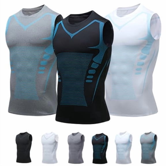 V-Boost, V2.0 Compression Shaping Shirt Tank Men, Men Sport Running Moisture Wicking Dry Fit Breathable Sleeveless Vest Gym Shirt