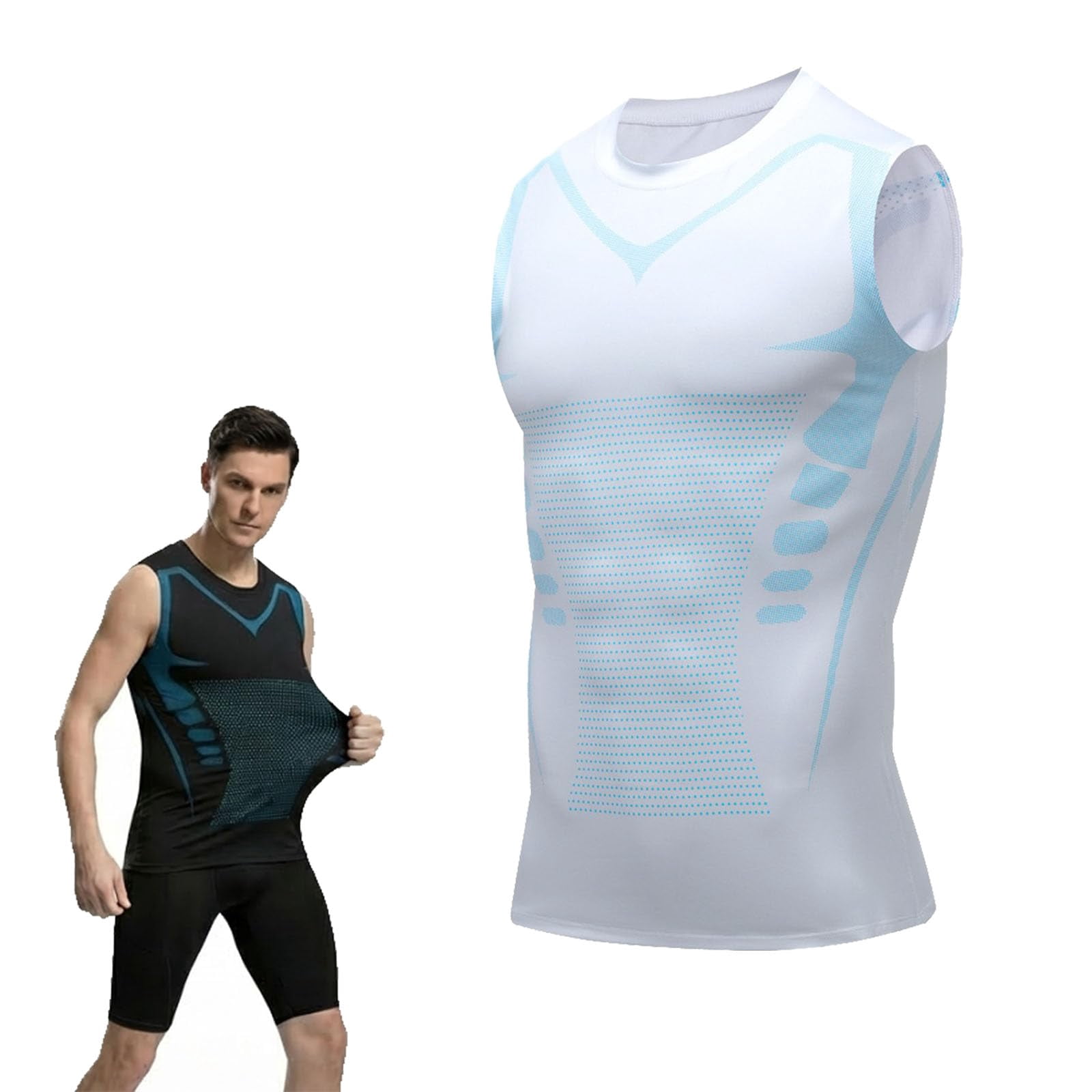 Amazon Compression Boost V Boost V2 Compression Shirt Men, Shaping Sleeveless Vest, Sport ...