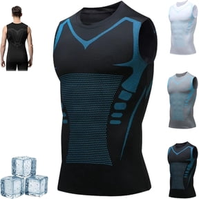 V-Boost V2 Men’s Compression Shirt, Sleeveless Shapewear Vest, Lightweight Support Tank Top for Workout, Gym & Daily Wear