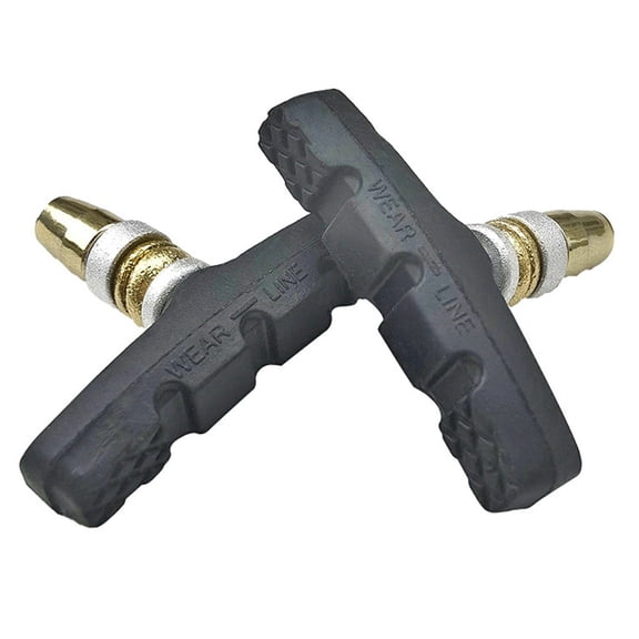 V-Brake Blocks Shoes, 1 Pair Folding Small Bike Brake Pads Set, No No Skid, 60mm