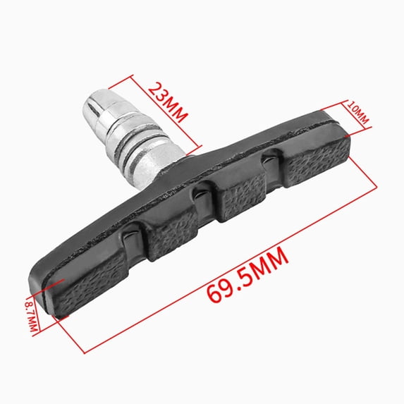 V Brake Pads Lightweight MTB Portable Replacement 14inch-26inch 2 Pairs