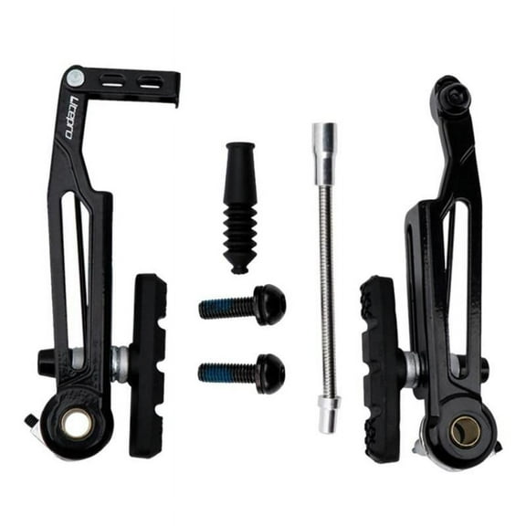 V Brake Set Bicycle Bike V Brakes, Long Arm 110mm, Black