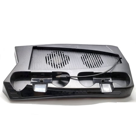 V CARE TOO PS5 Cooling Stand - Flat Base, Dual Quiet Fans & Dual Controller Charger for PlayStation 5