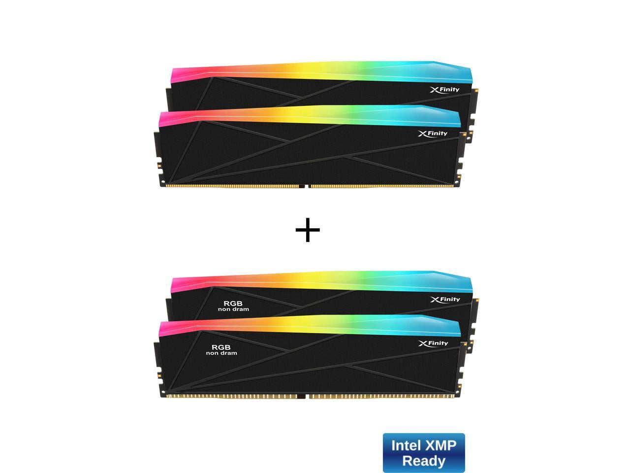 V-COLOR Manta XFinity DDR5 48GB (2x24GB) 8400MHz CL40 CUDIMM with 2 ...