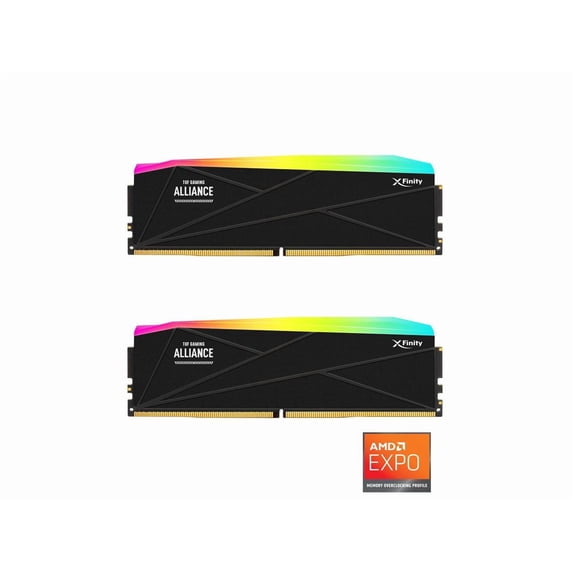 V-Color GTMXFAL3264832KWK 64GB DDR5 6400 Desktop Memory Kit Manta XFinity TUF Gaming Alliance RGB Black