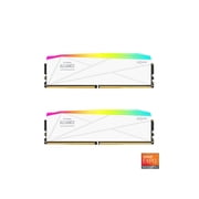 V-COLOR DDR5 TUF GAMING ALLIANCE Manta XFinity 64GB 32GBx2 6400MHz CL32 1.4V AMD EXPO SK Hynix Original IC RGB Gaming Desktop Upgrade RAM Memory Module White GTMXFAL3264832WWK