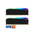 thumbnail image 1 of V-COLOR Manta XFinity RGB DDR5 32GB (16GBx2) 6000MHz XMP 3.0 & AMD EXPO CL30 1.35V RGB Gaming Desktop Upgrade RAM U-DIMM Memory Module SK Hynix IC - BLACK (TMXFL1660830KWK), 1 of 4